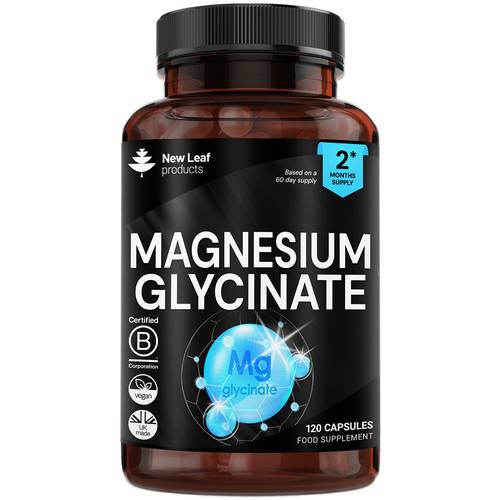 magnesium glycinate supplements 1040mg of magnesium 120 high strength capsules providing 208mg magnesium per serving uk manufactured by products