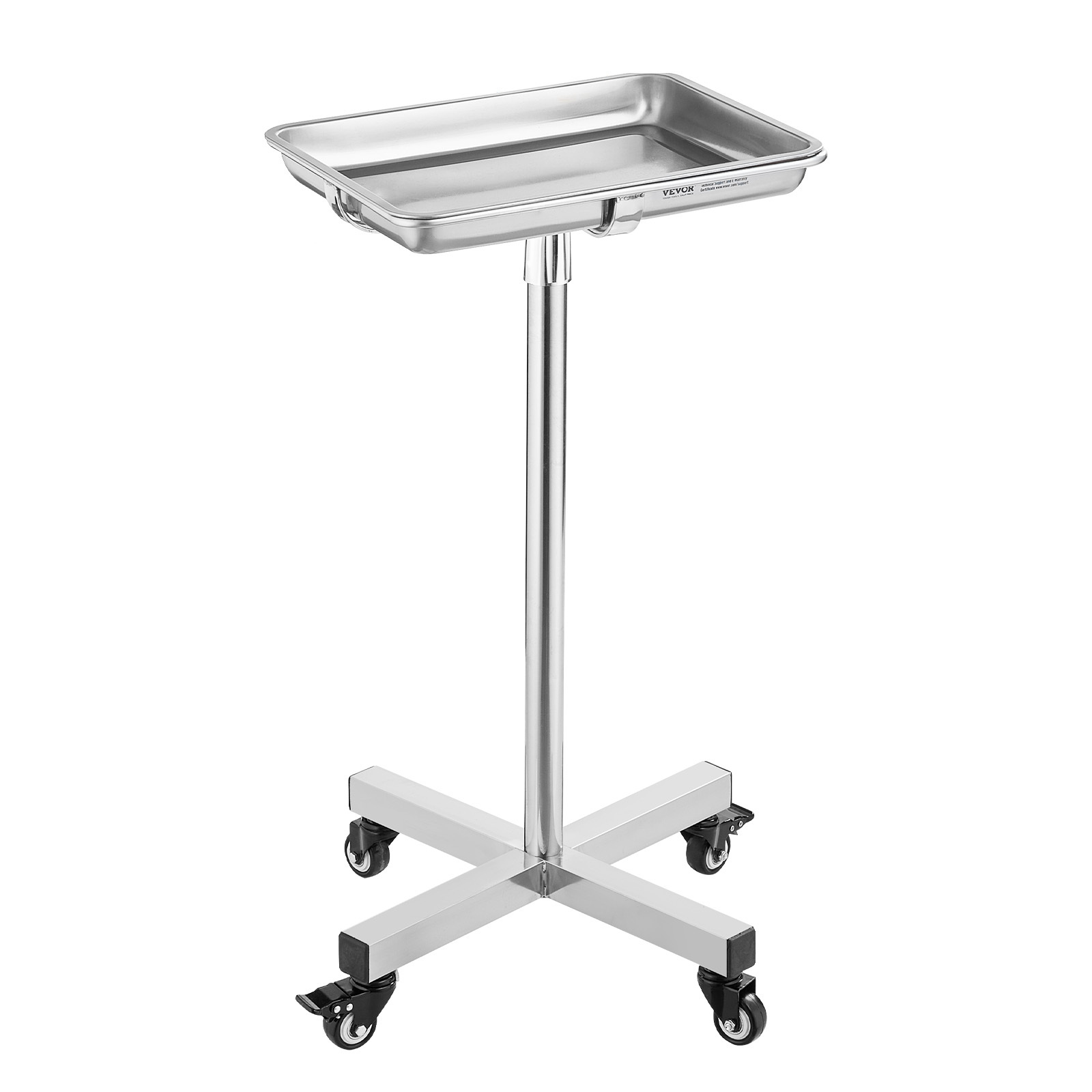 TEMU Soporte para móvil Bandeja de de acero inoxidable 25.2 "-39.8" con bandeja extraíble
