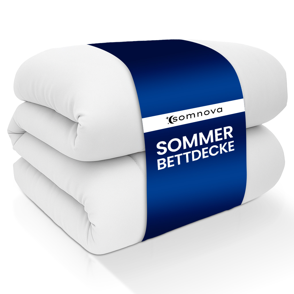 Summer Blanket As A Sleeping Blanket - Lightweight Quilt Suitable For Allergy Sufferers - Soft Summer Duvet - Washable At 95° - Sizes 135x200 Cm | 155x220 Cm | 200x200 Cm | 220x200 Cm | 240x220 Cm