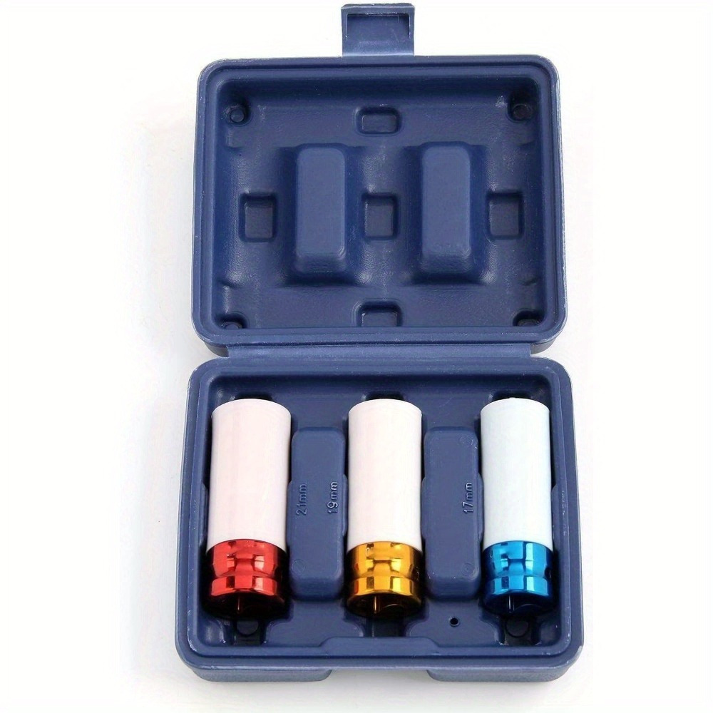 3 PCS Drive Wheel Socket Set 1/2- Inch Alloy Wheel Sockets