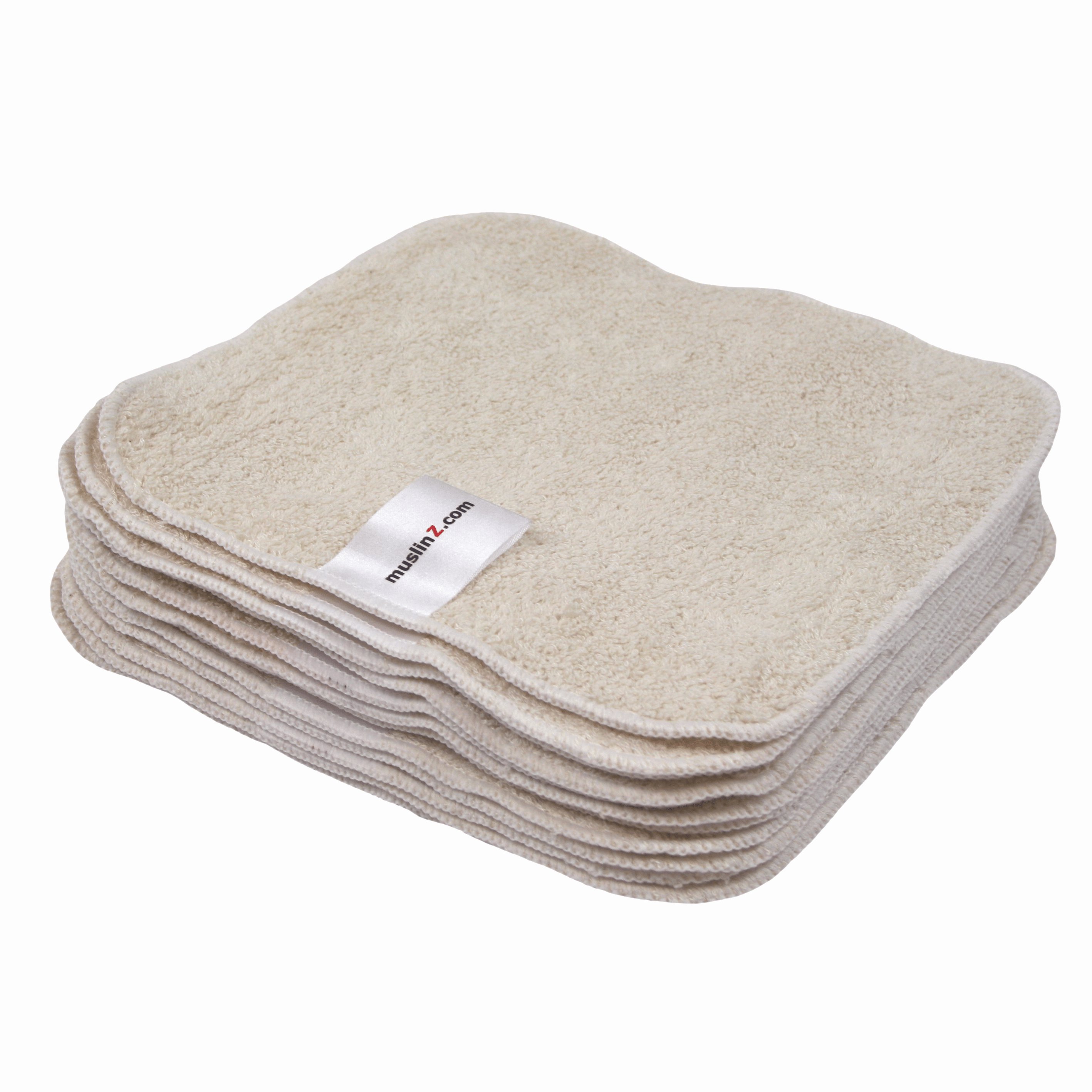 TEMU 12 Pack Baby Wipes 20x20cms Washable Wipes, Washcloths, Soft Bamboo-cotton Mix, Baby Wipes, Makeup Remover Wipes, Bath Flannels, Hand And Face