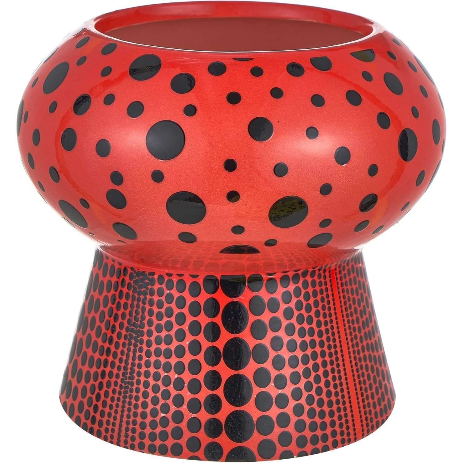 TEMU Vases décoratifs Baroni Home LINEAVASI - Vase en céramique peint à - Vase moderne pour un intérieur et extérieur pour fleurs, plantes, branches