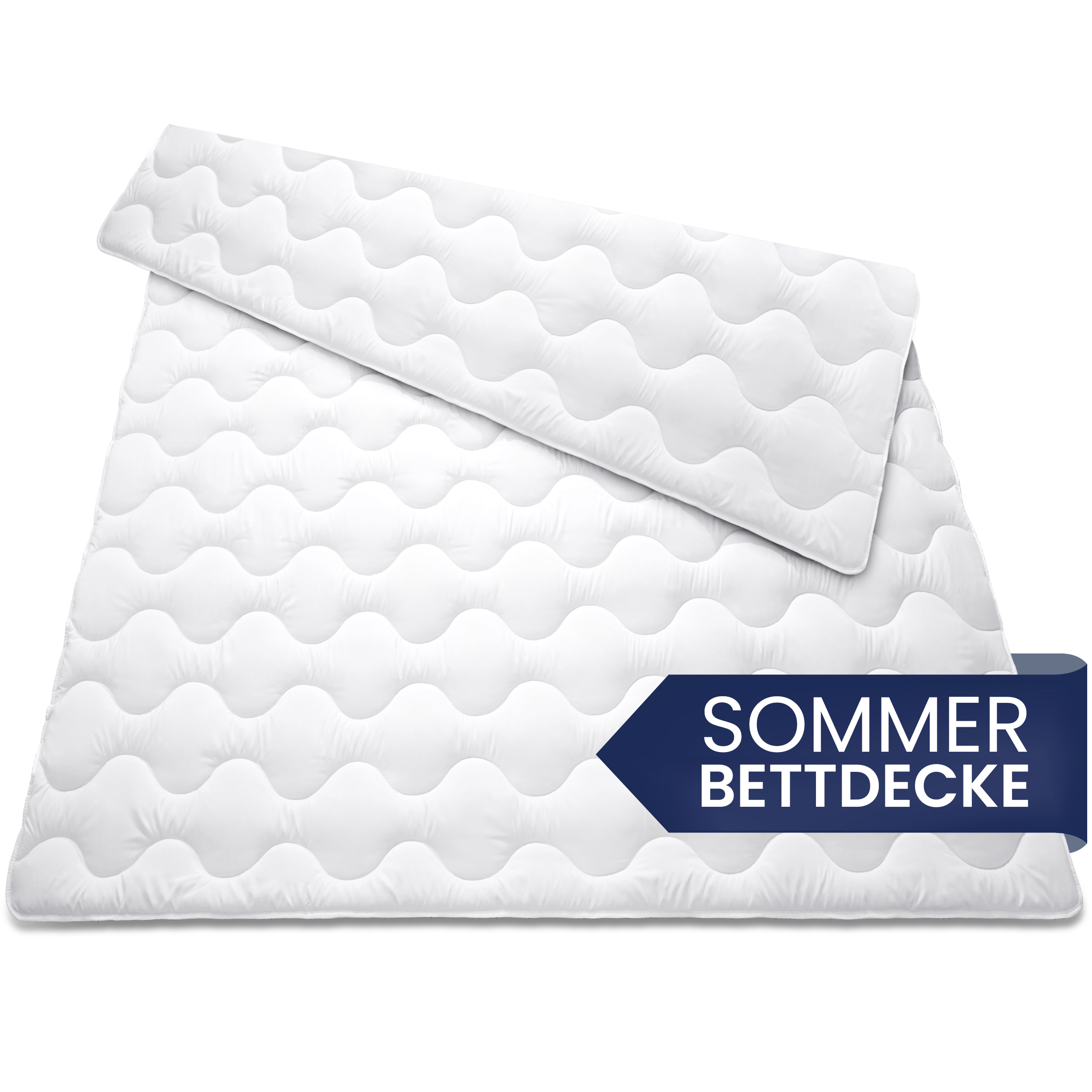 E-shop Leichte Sommerdecke als Schlafdecke - Bettdecke für Allergiker geeignet - Weiche Steppdecke - Besonders Flauschig & waschbar bei 60° 135x200 I
