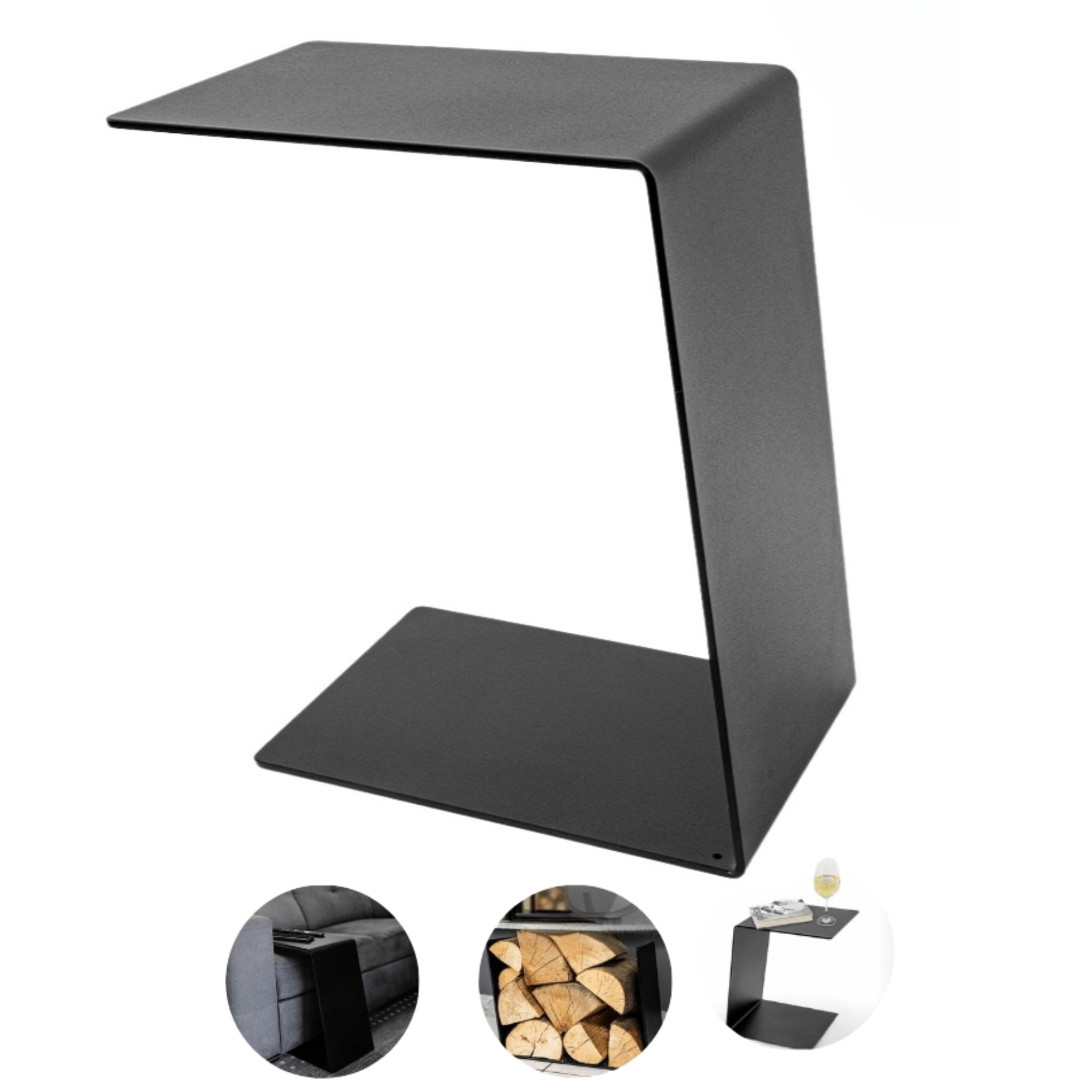 TEMU Tavolino laterale in metallo, tavolino da caff癡 piccolo per il soggiorno, tavolino laterale moderno per , estraibile sotto , tavolino da bar ,