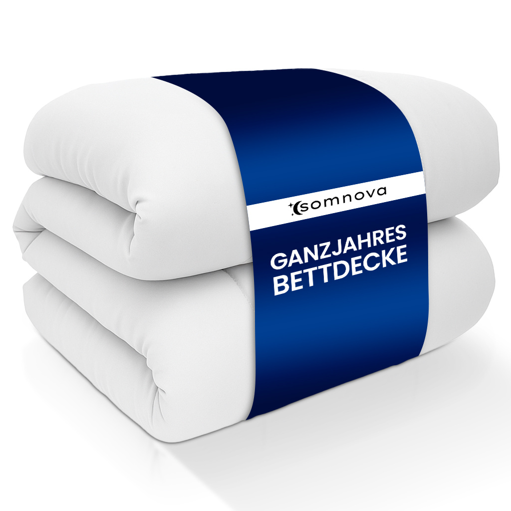 E-shop Bettdecke als Schlafdecke - Ganzjahresdecke für Allergiker geeignet - Weiche Steppdecke - Besonders Flauschig & waschbar bei 95° - 135x200 cm |