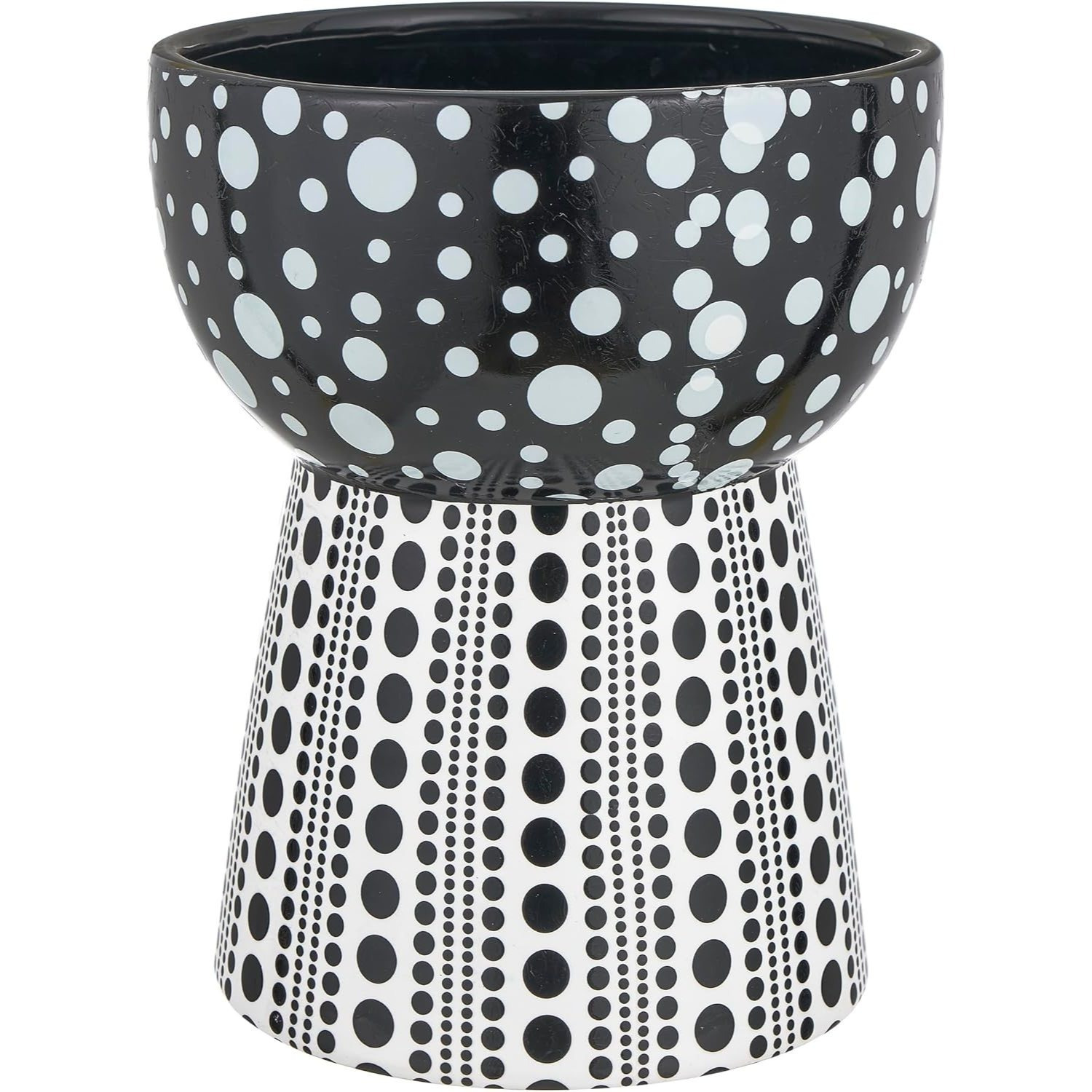 TEMU Baroni Home LINEAVASI Vasi Decorativi in Ceramica Dipinta a �� Vaso Moderno da Interno ed Esterno per Fiori, Piante, Rami Secchi �� Design e ��