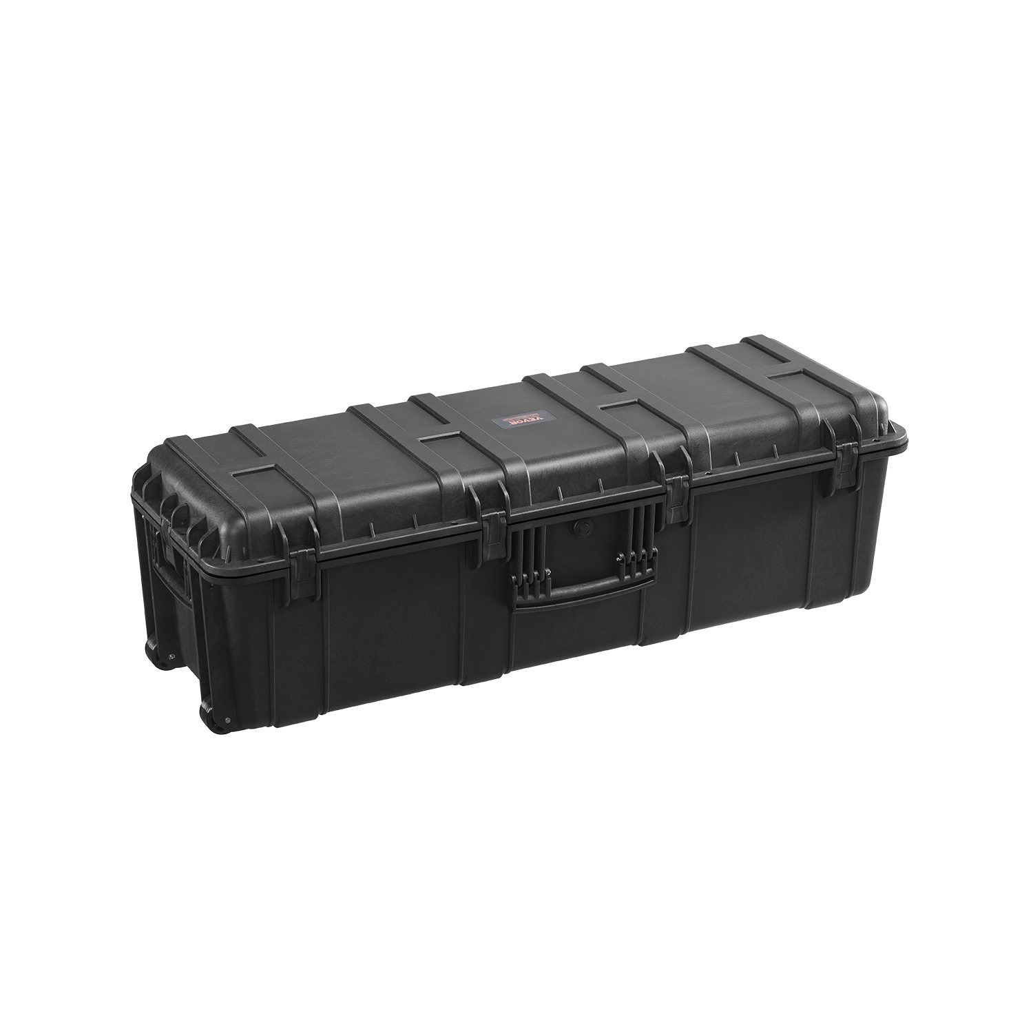 Image of Vevor Weatherproof Hard Case, Heavy Duty Protective Dry Box Case With Pre-cut Foam & Retractable Pull Handles For Travel, Hunt, , Tactical, Case For Cameras (112x41x34)