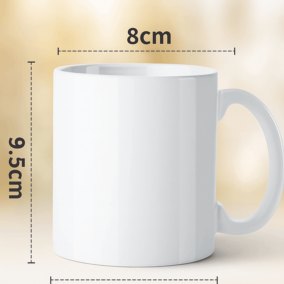 TEMU Mug – Ceramic Coffee Mug 11oz | 9.5cm Tall – In Sets Of 1, 6, 12, 18, Or 36 | Strong Gift Box Packaging Included