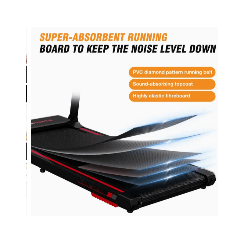 Tapis Roulant Pieghevole Per Casa | 12 Km/h, 1-2.5PS | 12 Programmi, Display LCD | Inclinazione Manuale 3 Livelli | Modello 2023 - Foto 9