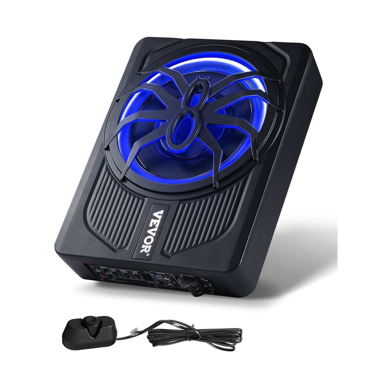 E-shop VEVOR 10" 220W Auto Unterseiten Subwoofer mit blauem Umgebungslicht Subwoofer System