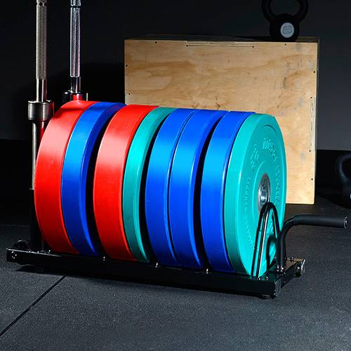 supporto per manubri e con 4 scomparti e 2 supporti per bilancieri rack di stoccaggio mobile con e ruote per casa palestra e uso professionale
