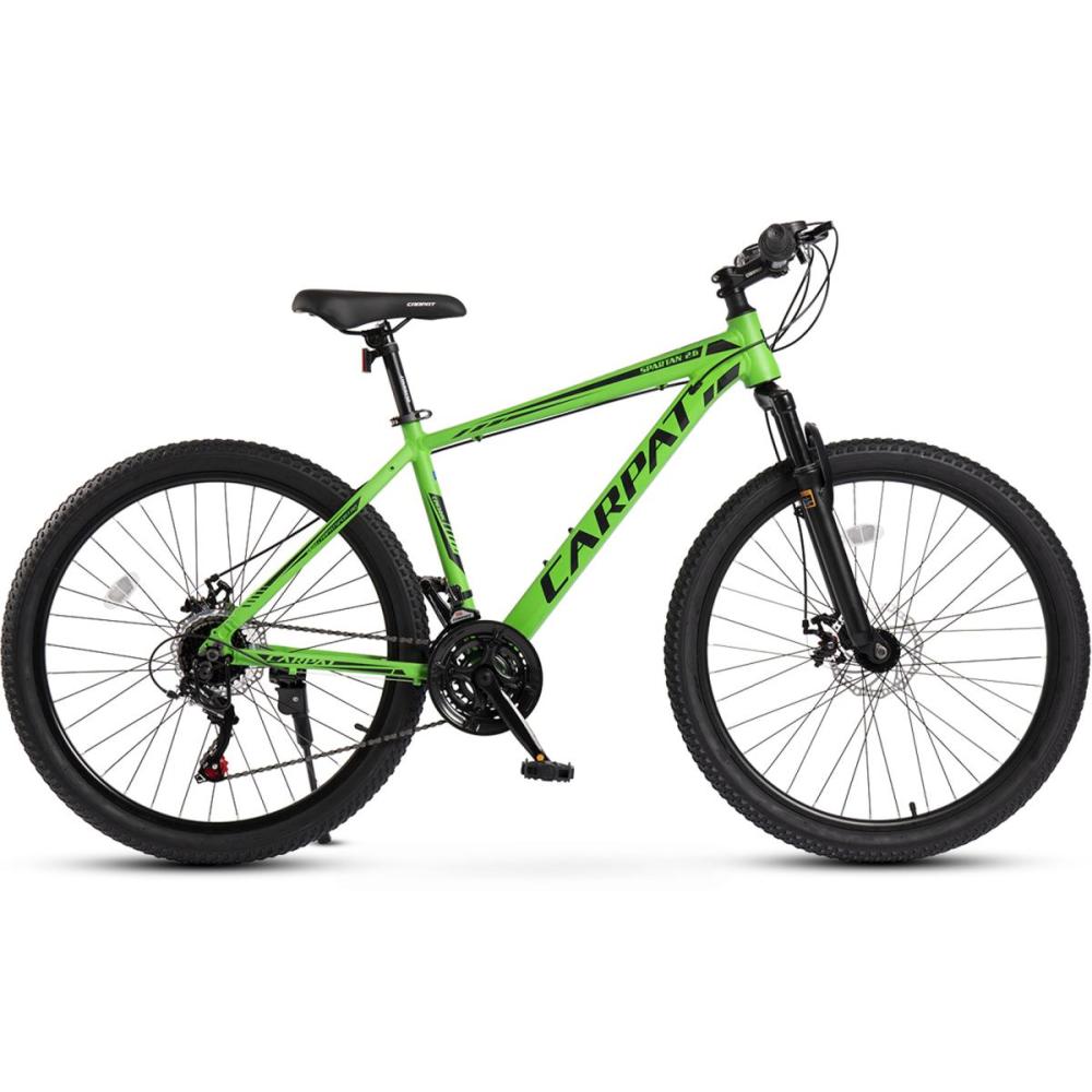 26 Mountain Bike, High Quality Mountain Bike, Cool Bike, Aluminum Frame, with Suspension Fork And   Gears - Integrated Cable Routing, Adjustable Seat Post Height, 85% Pre-Assembled, Enjoy a  