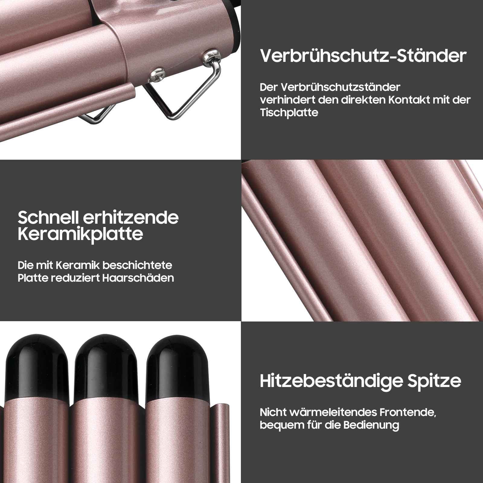 Professionele 5-in-1 Curl & Wave-set voor thuisgebruik