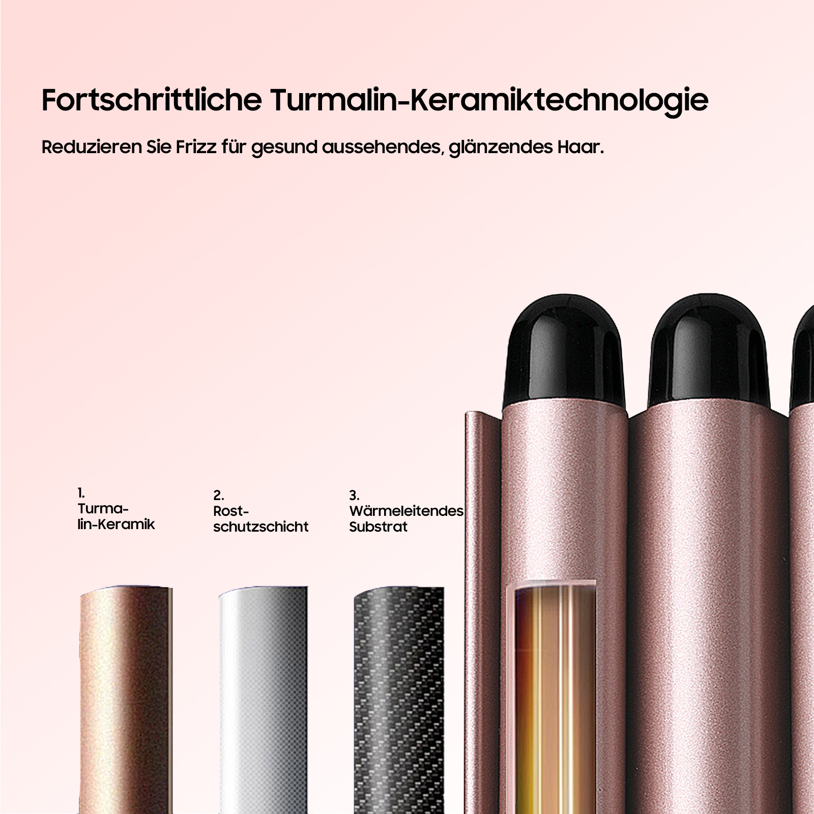 Professionele 5-in-1 Curl & Wave-set voor thuisgebruik