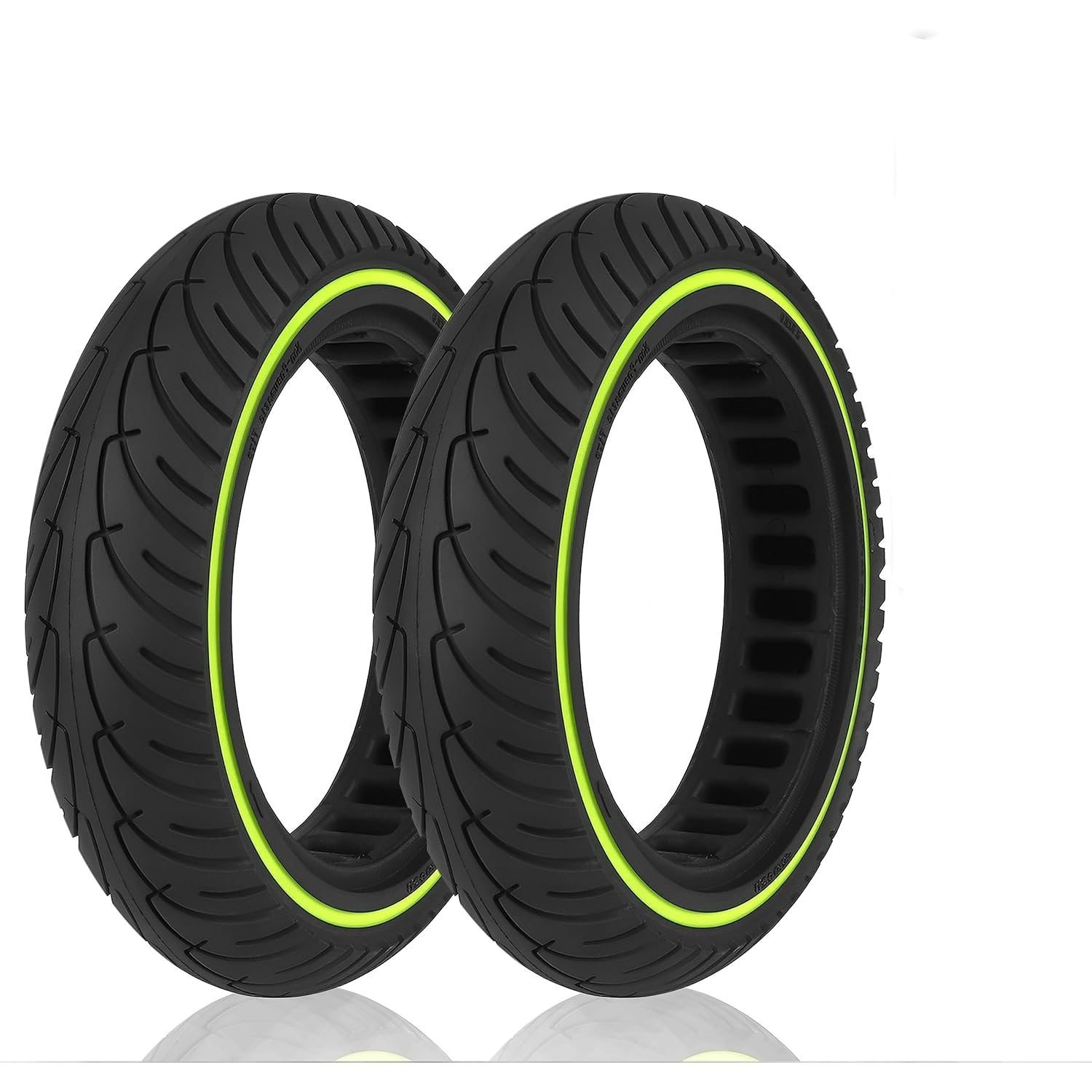 TEMU 2PCS Neumático Rueda macizas, Ruedas de Repuesto para Xiaomi M365 y Pro Antideslizante Amortiguar Reemplazo de llanta M365 Neumático de 8,5