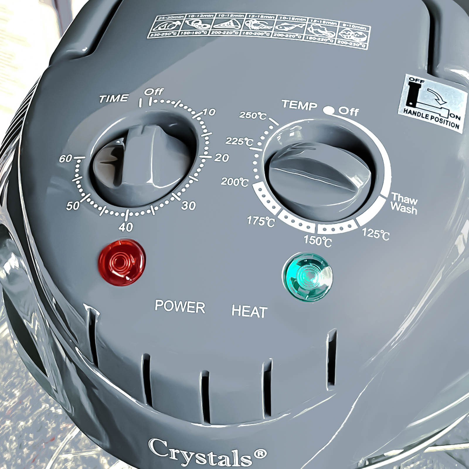 17L/1400W Air Fryer, Halogen Oven Fryer Oil-free Meals With Our Manual Air Fryer, Includes Accessories Pack, 60 Minute Timer & Extender Ring, For Baking, Roasting, Grilling Variety Of Dishes