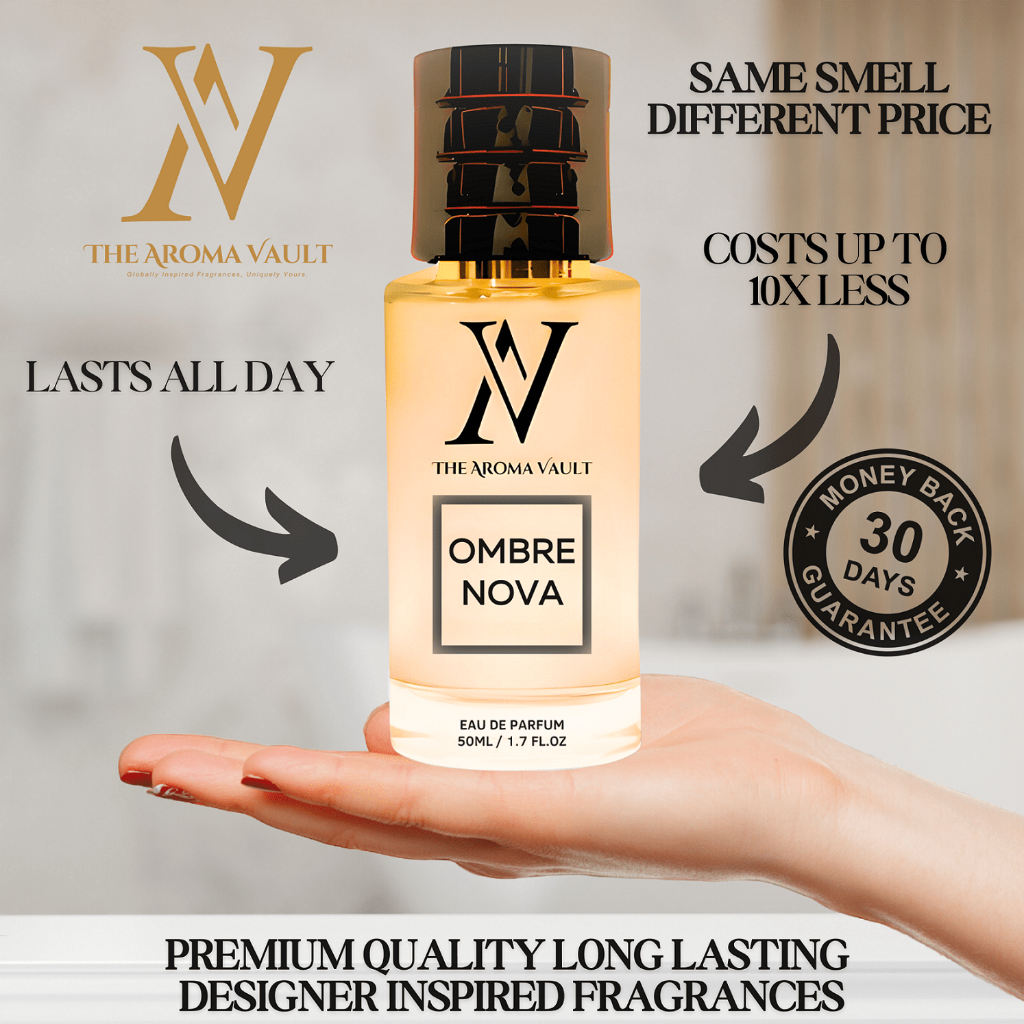 Ombre Nova | Similar Notes Alternative Inspired from Ombre Nomade | Eau De Parfum | Fragrance For Men & Women (Unisex) | Highly-Concentrated - Fabulous & Long Lasting, Evocative Fragrance With Smoky Incense And Benzoin-Raspberry Blend