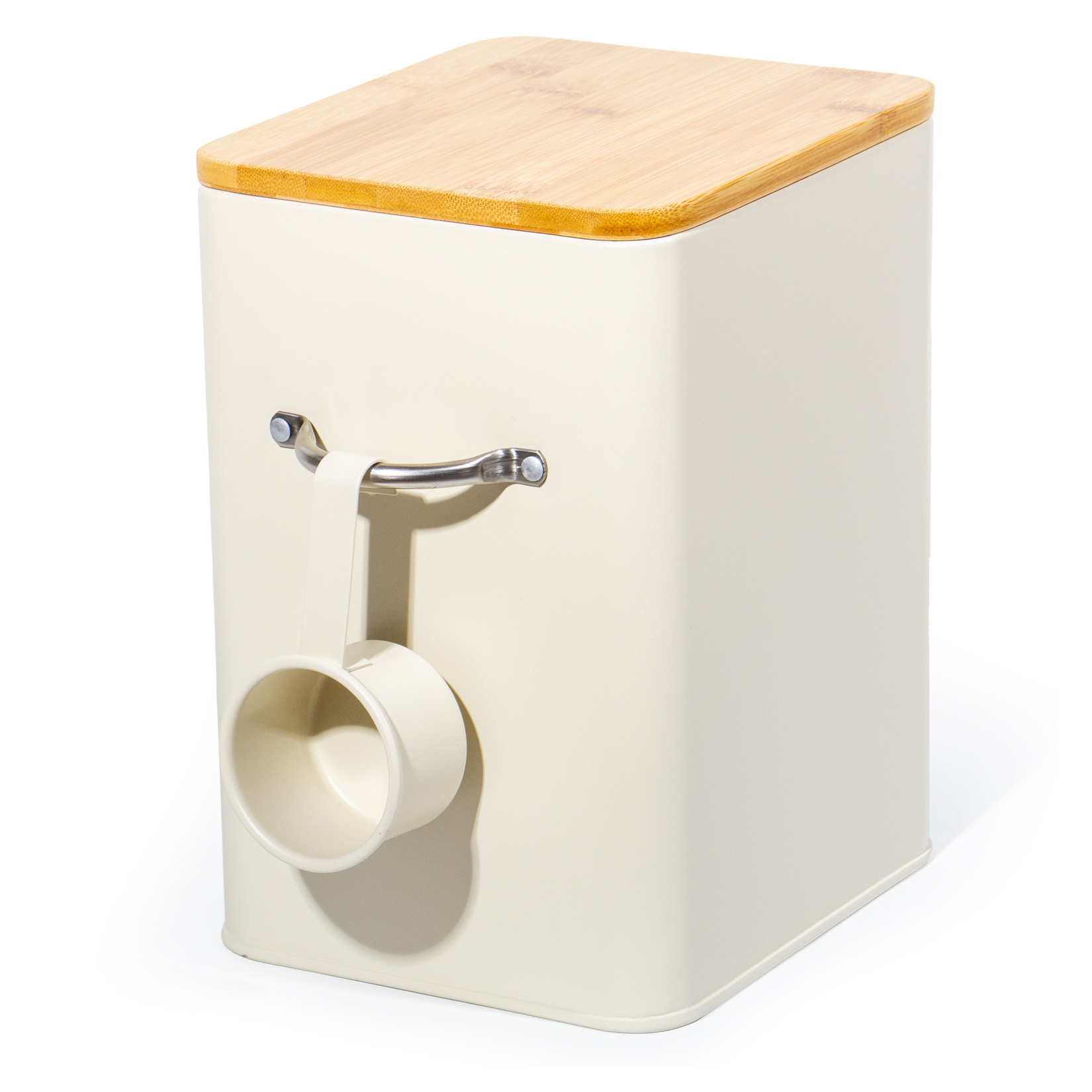 TEMU Laundry Detergent Storage 6.5l, Laundry Powder Container With Lid And Scoop, Metal Laundry Detergent Powder Storage Can, Storage Box For Dog