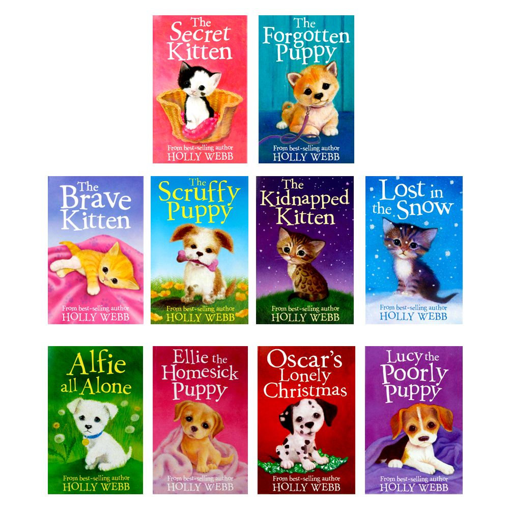 TEMU Holly Webb 10 Books Set Animal Stories Puppy And Kitten Rescue Series Series 3