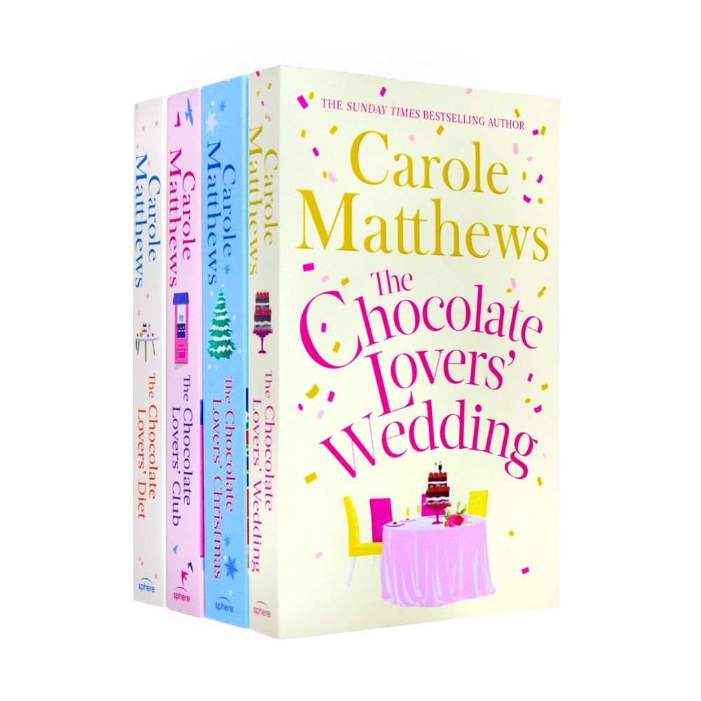 TEMU Carole Matthews Chocolate Lovers Series 4 Books Collection Set (christmas, Wedding, Diet, Club)