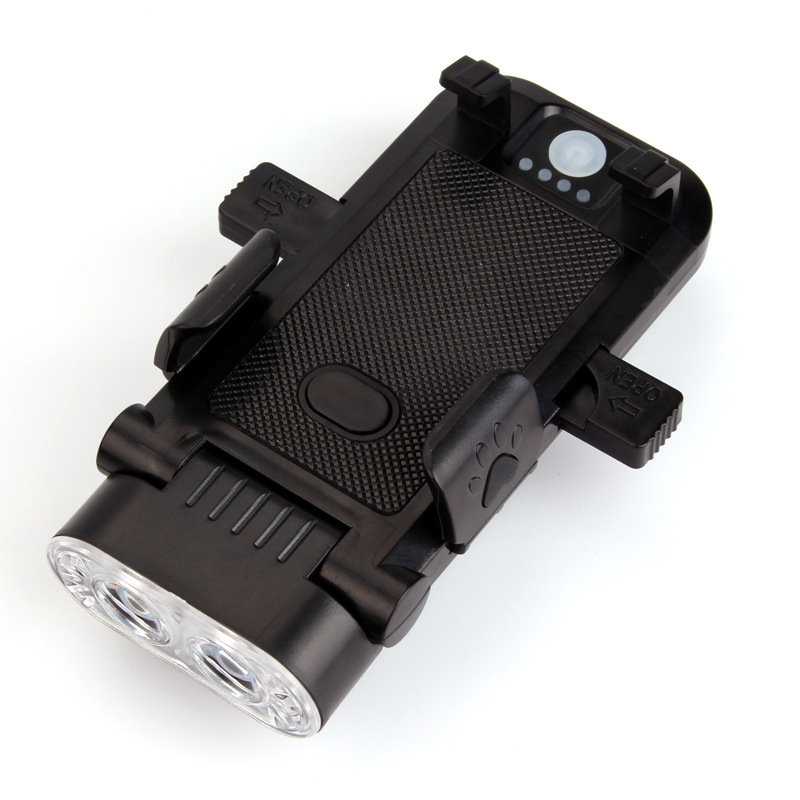 TEMU Mobile Phone Holder For Bicycle With Bicycle Headlight, , Rainproof Bicycle Headlight, Suitable For All Bicycle Mobile Phone Holders
