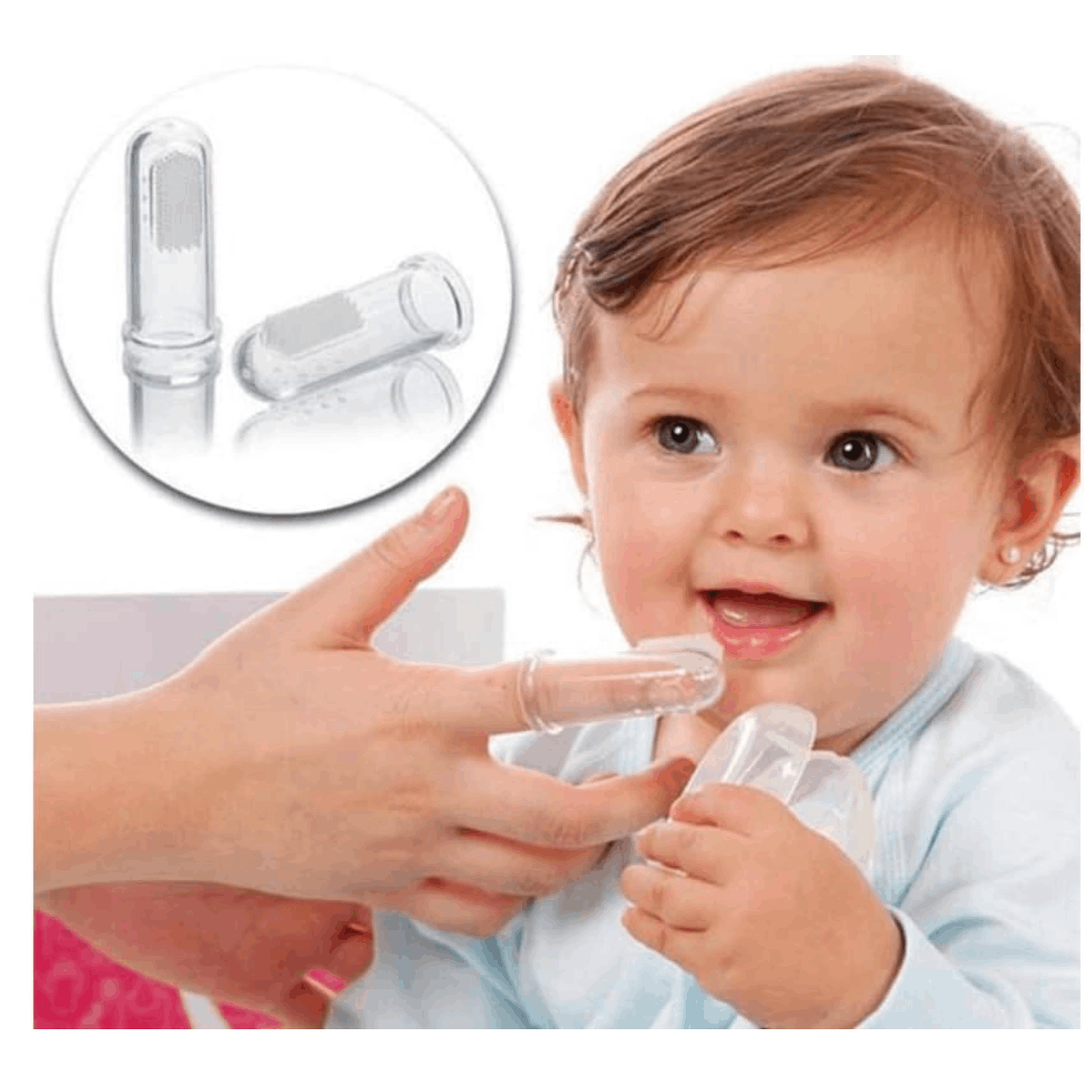 Sanitral Baby's First Toothbrush Kit, Safety-Tested 3-Pack