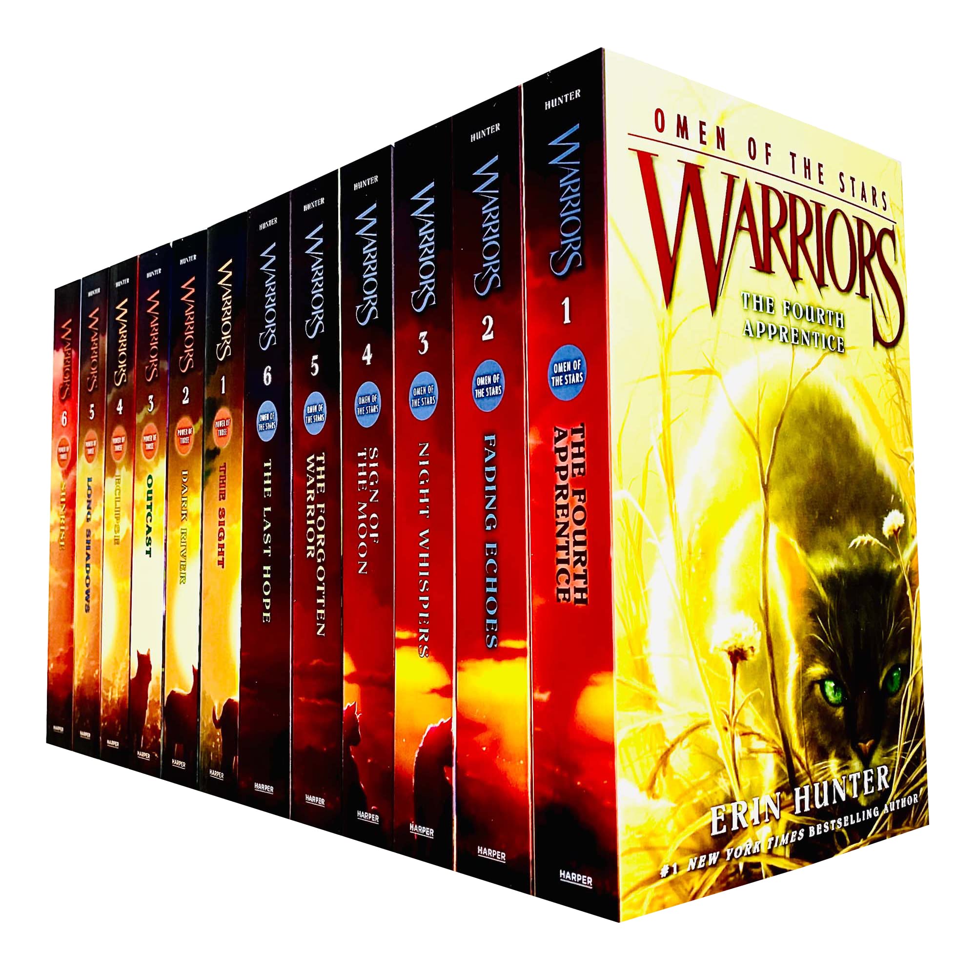 TEMU Warrior Cats Series 3-4 Volume 13 To 24 Books Collection Set (the Complete Third Series (warriors: Power Of 3 Volume 13 To 18) & The Complete