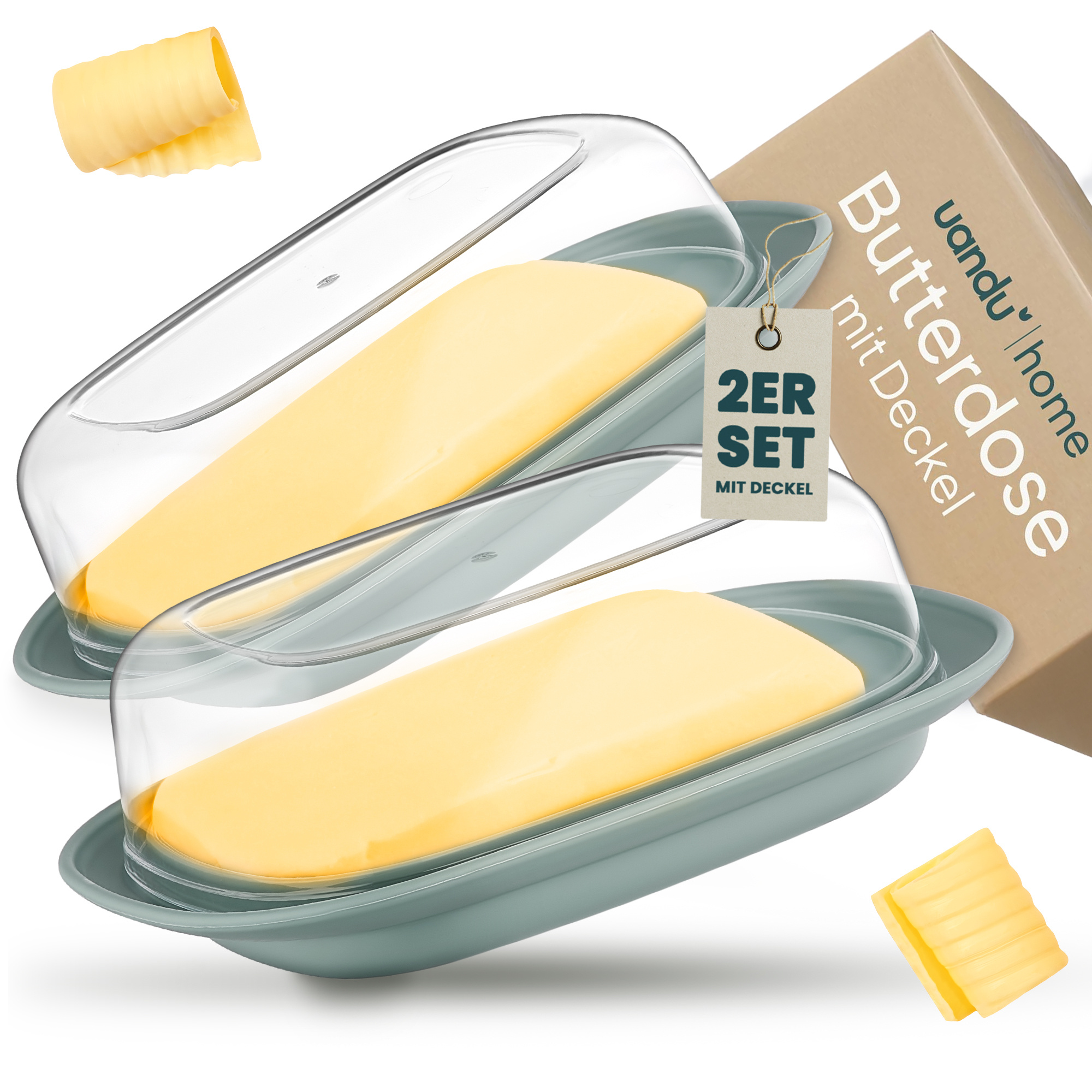 TEMU Butter Dish With Lid Plastic, Butter Dish With Lid, Dishwasher-safe Butter Container, , Butter Container, Butter Dish, Can, Butter Cans