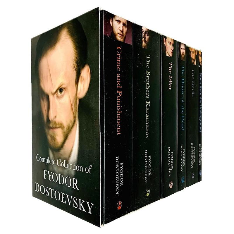 TEMU The Complete Collection Of Fyodor Dostoevsky 6 Books Box Set Notes From The Underground, Crime And Punishment, The Brothers Karamazov, The , The
