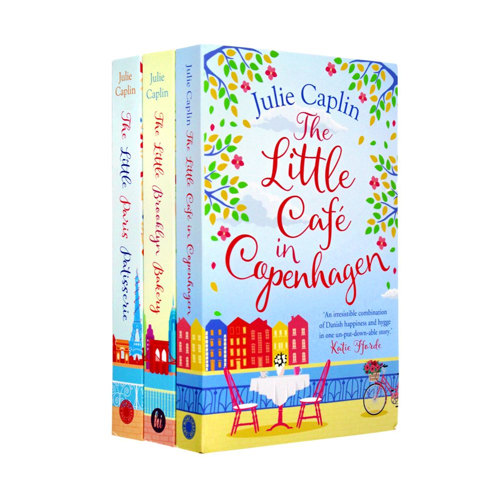 TEMU Romantic Escapes 3 Books Collection Set By Julie Caplin ( The Little Paris, The Little Brooklyn, The Little Cafe)