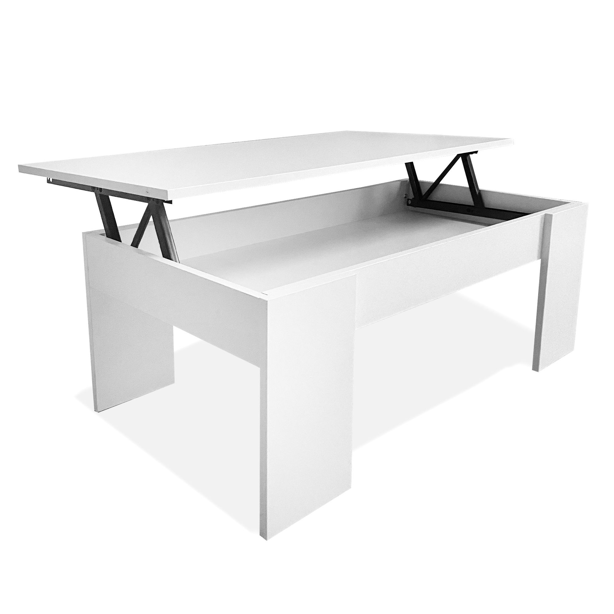 Mesa de Centro Elevable Nyana Home Mesa Multifuncional con Almacenaje Oculto Estructura...