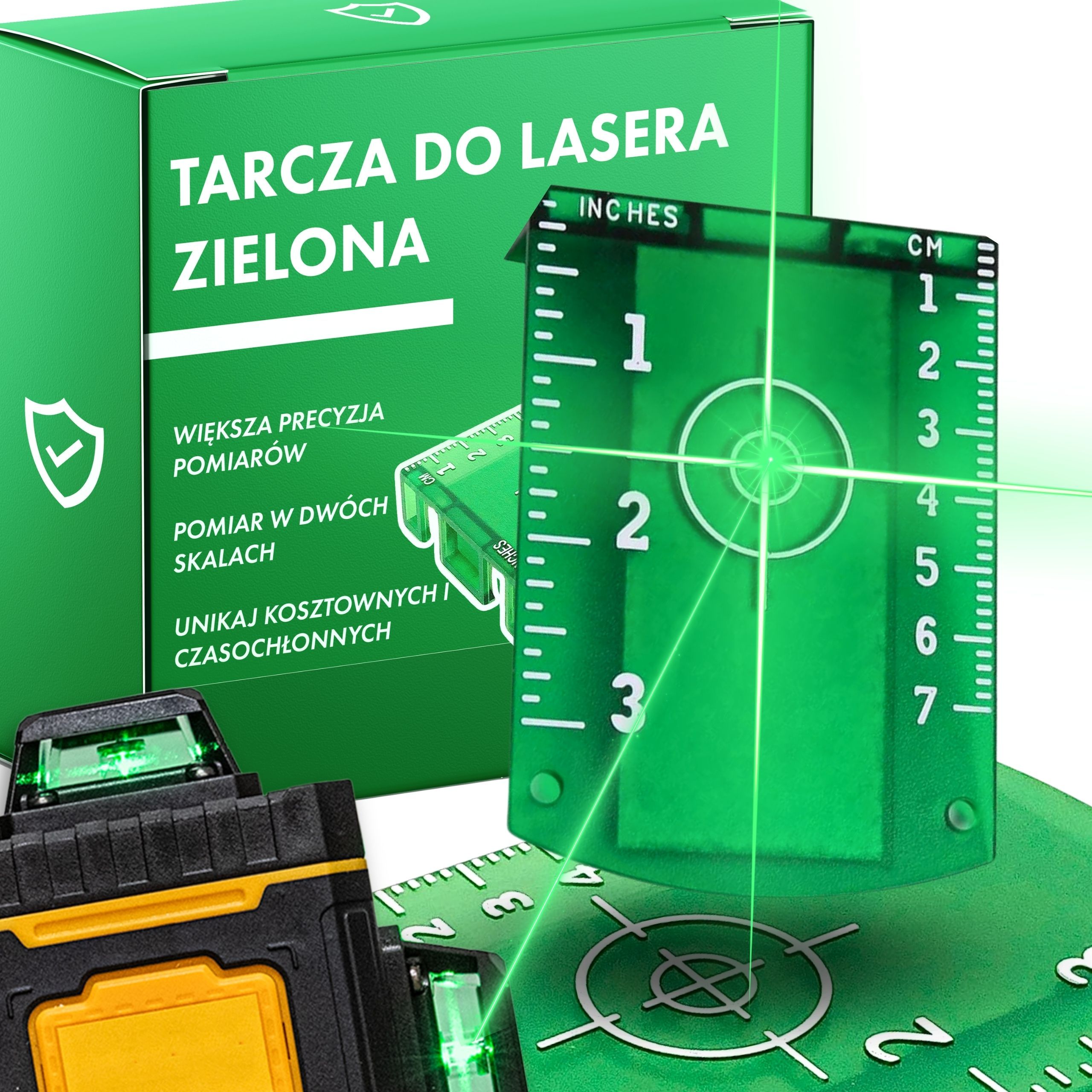 Field For |red Magnetic Plate, Precise, With Stand, Scale In Centimeters And Inches.