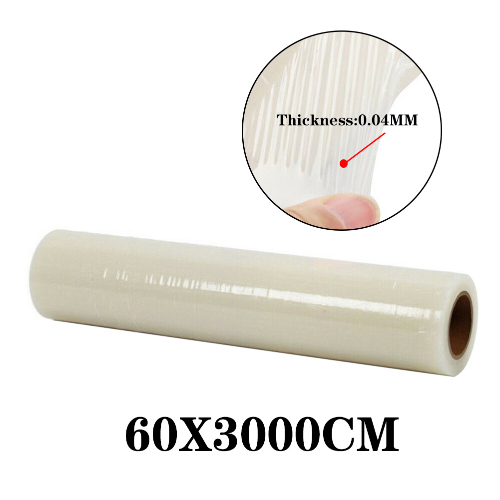 TEMU Transparent Carpet Rugs Protector Film Roll, 60cm X30m Clear Pe Protector Cover For Floor, Carpet, Self Adhesive Heavy Duty Puncture Resistant