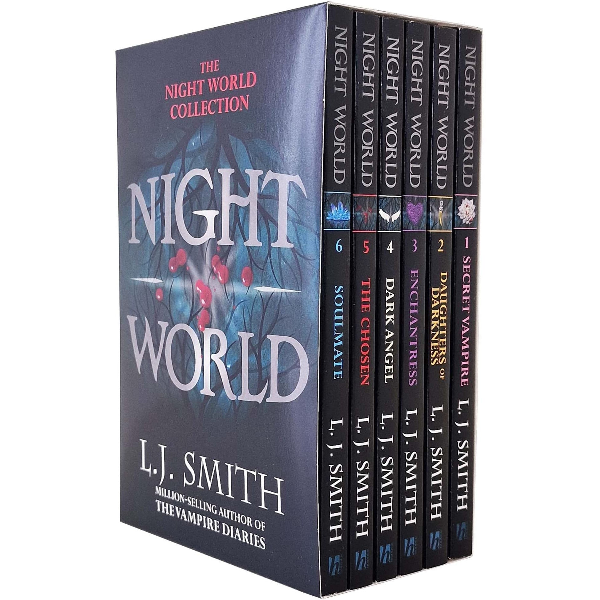 TEMU Night World Series 6 Books Collection Box Set (secret Vampire, Daughters Of Darkness, Enchantress, Dark , The Chosen & Soulmate) By L.j. Smith