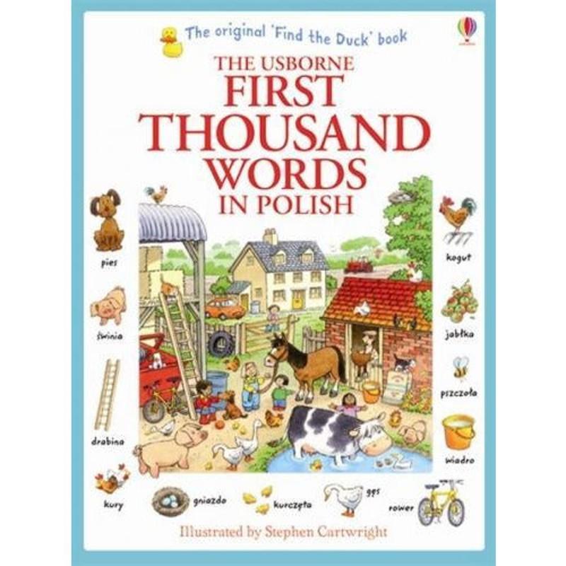 TEMU Usborne My First Thousand Words In Polish Book New Paperback