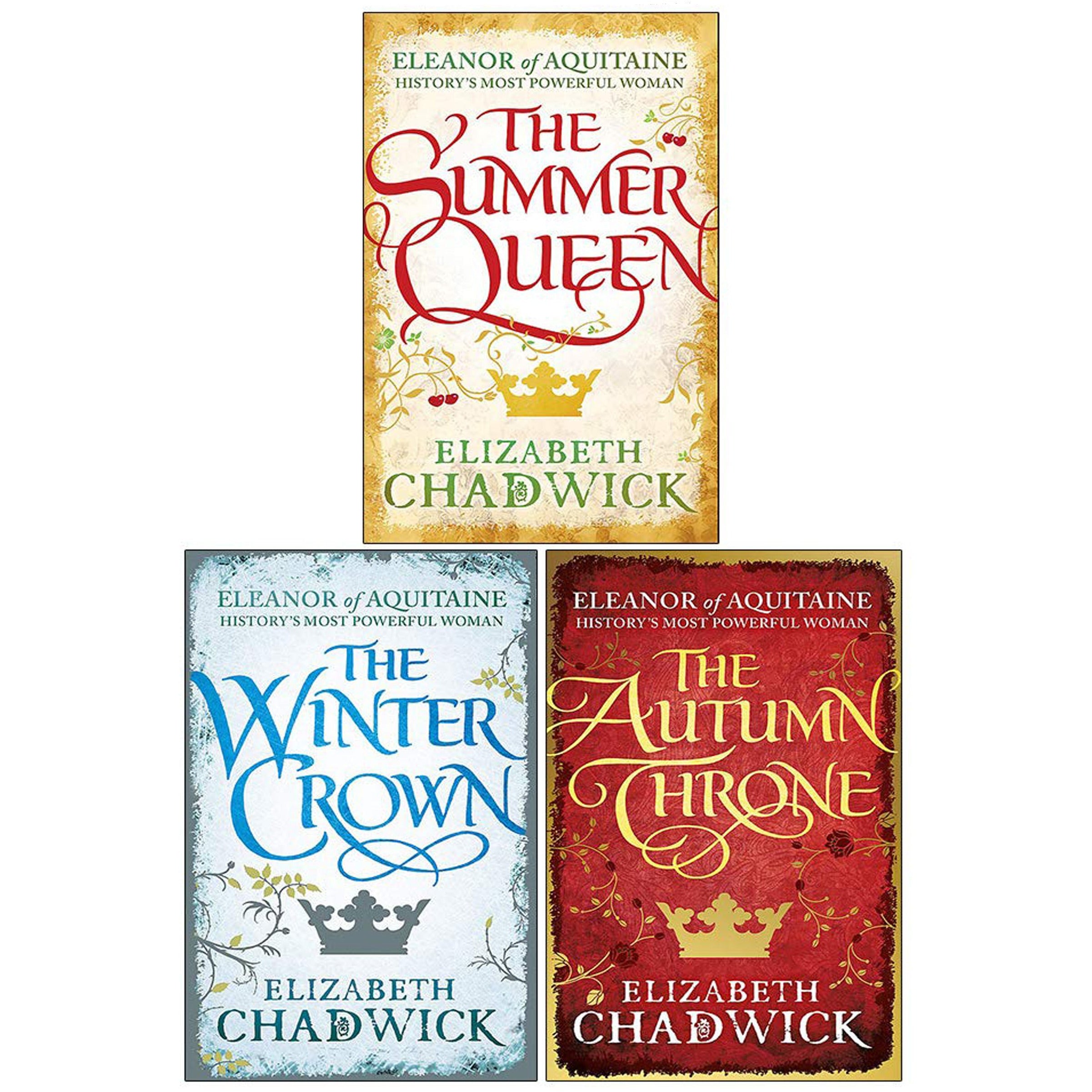 TEMU Eleanor Of Aquitaine Series 3 Books Collection Set By Elizabeth Chadwick, Legendary Icon, Bestselling Novelist, Up-to-date Research, Powerful