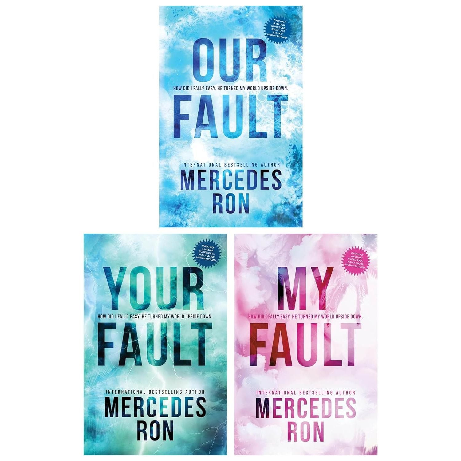 TEMU Culpable Series 3 Books Collection Set By Mercedes Ron (my Fault, Your Fault & Our Fault)