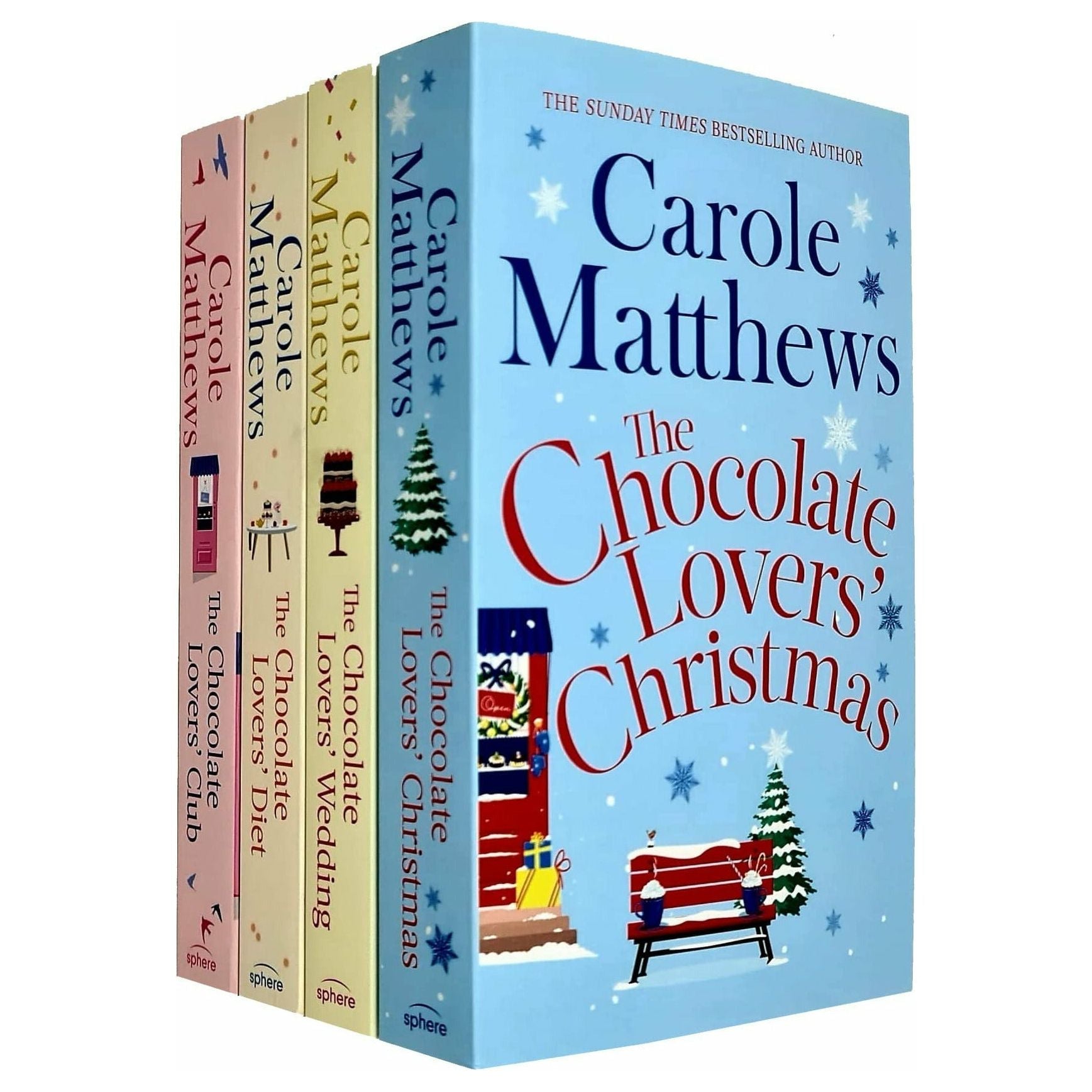 TEMU Carole Matthews Chocolate Lovers Series 4 Books Collection Set (christmas, Wedding, Diet, Club)