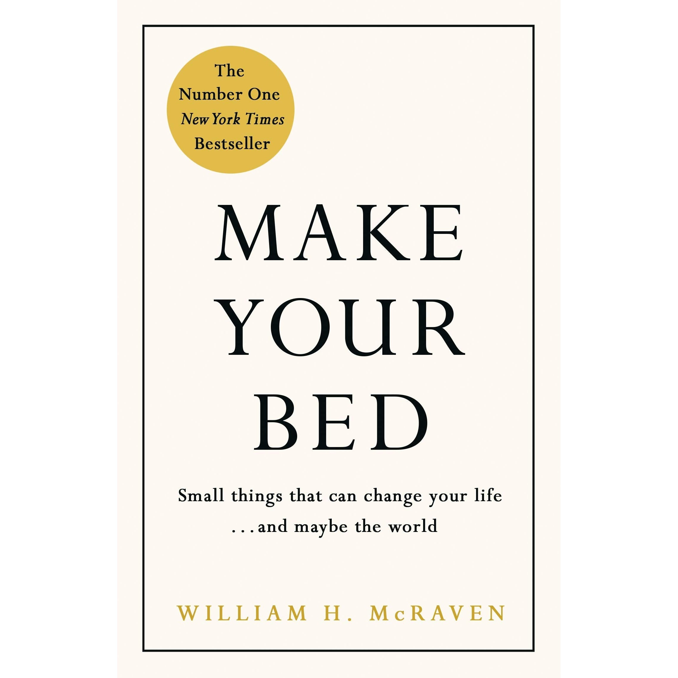 TEMU Make Your Bed: Feel Grounded And Think Positive In 10 Simple Steps By Admiral William H. Mcraven