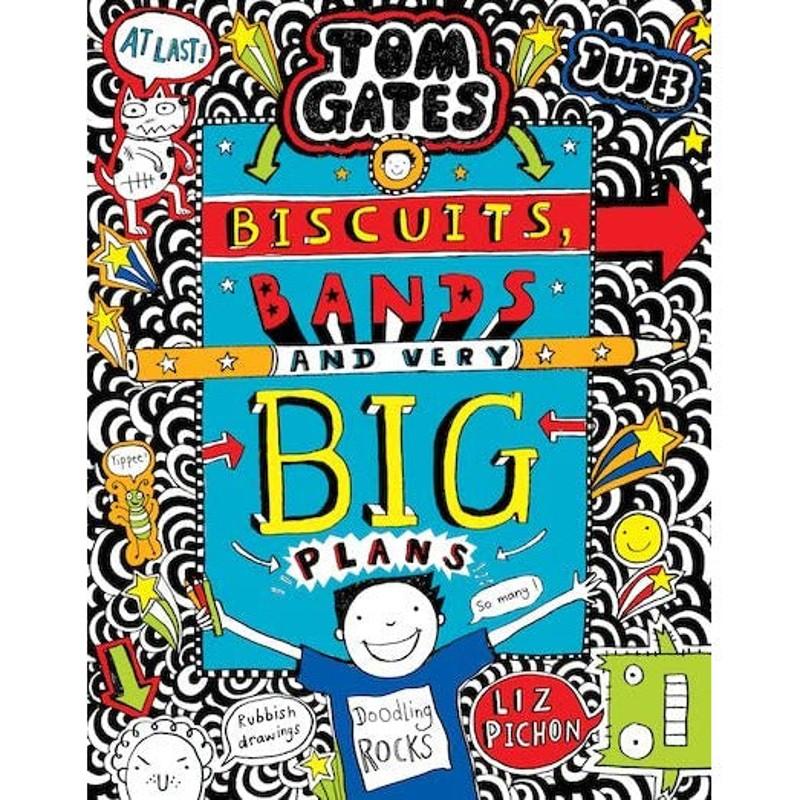 TEMU Tom Gates: Biscuits, Bands And Very Big Plans By Liz Pichon - Hardback, Fully-illustrated Tom Gates Series, Doodle Plans For Dogzombies Band