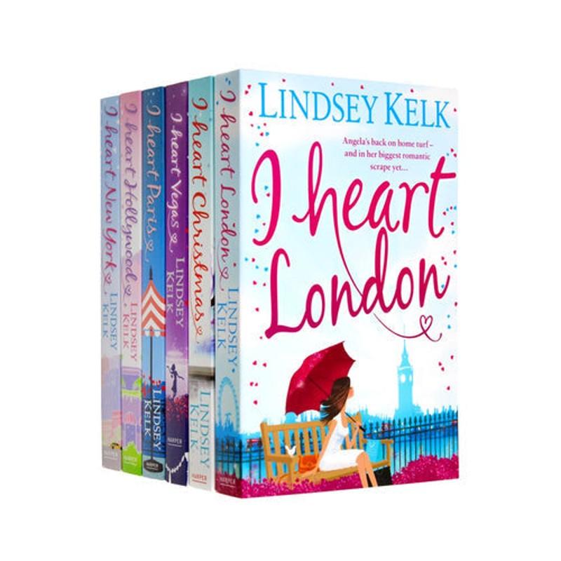 TEMU I Heart Series – 6 Book Collection Set By Lindsey Kelk | I Heart New York, , Paris, Vegas, London & Christmas | Romantic Comedy Fiction