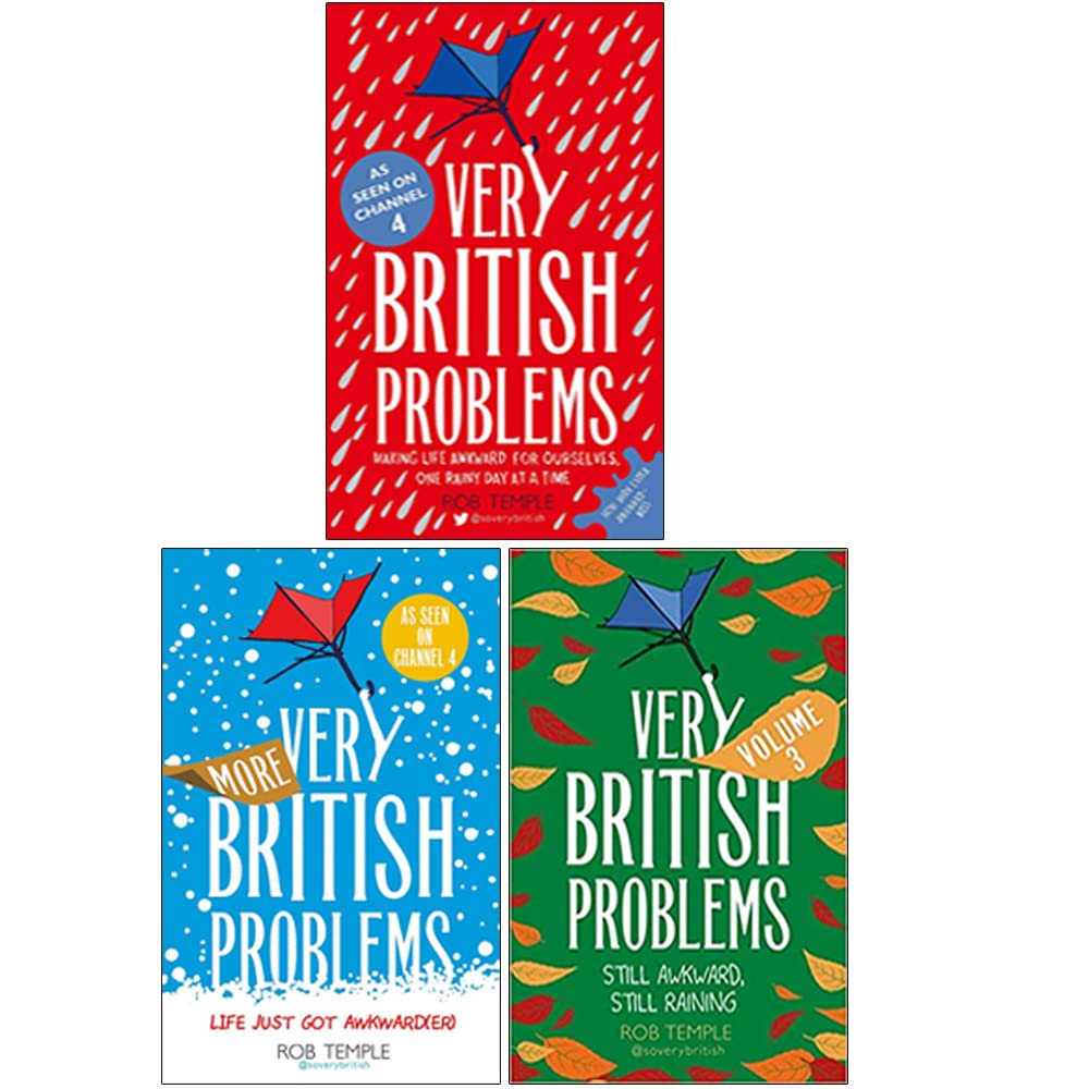 TEMU Very British Problems 3 Books Collection Set By Rob Temple – Humorous British Life Collection
