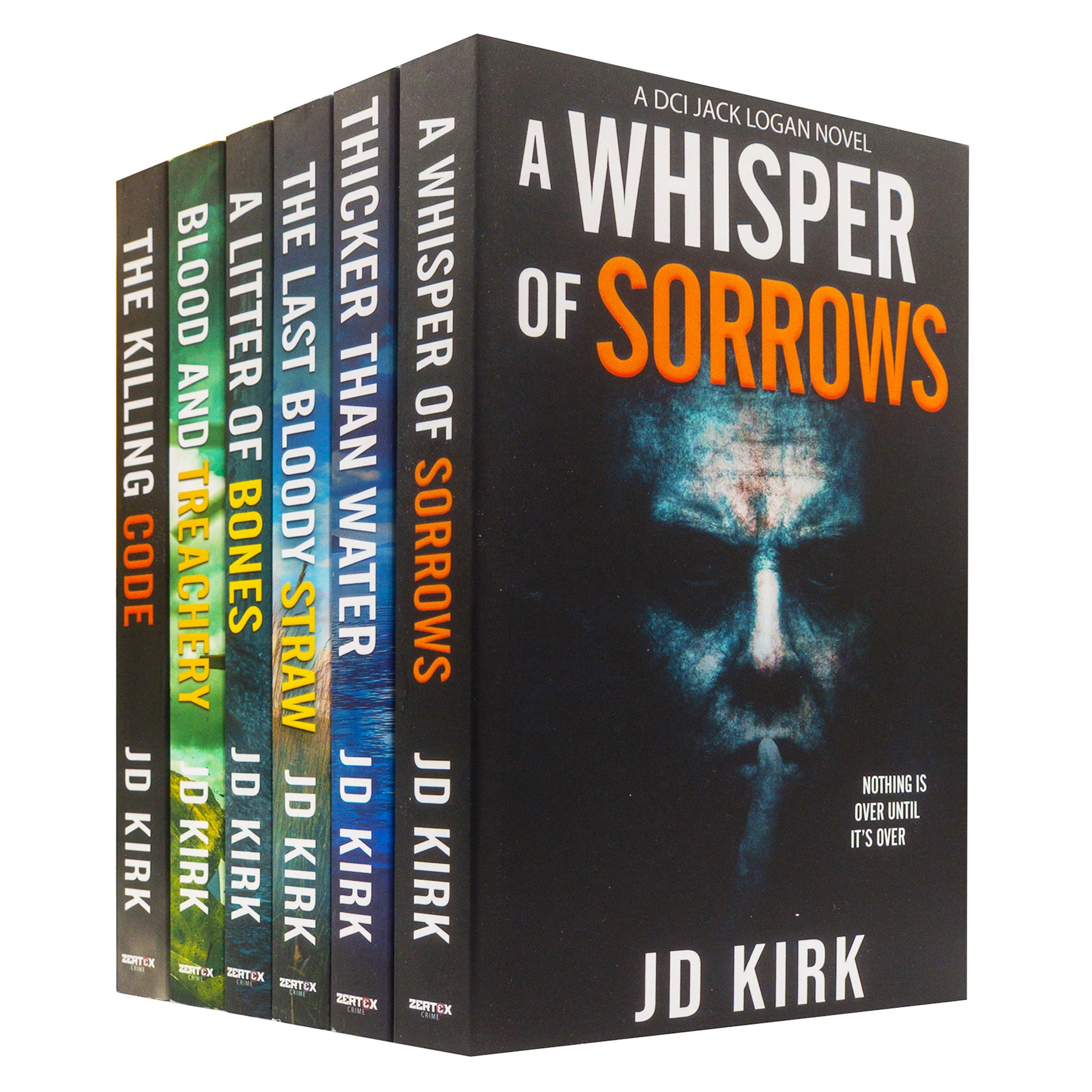 TEMU Dci Logan Crime Thrillers Books 1–6 Collection Set By J.d. Kirk – A Litter Of Bones, The Killing Code & Crime Thriller Mystery Collection
