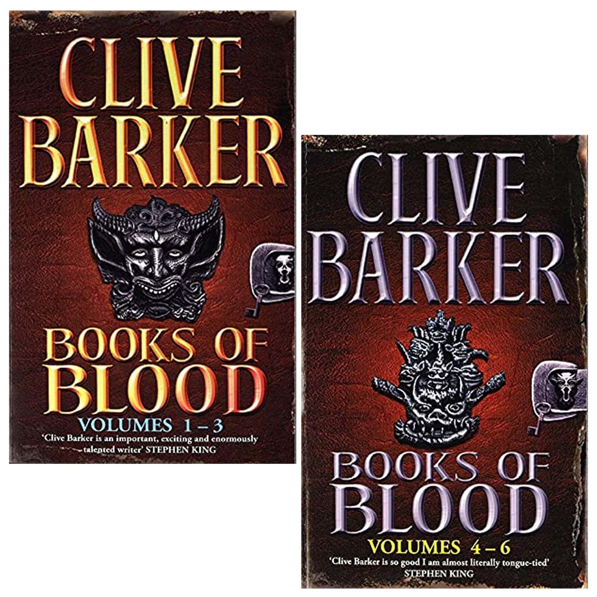 TEMU Books Of Blood Omnibus Series 2 Books Collection Set By Clive Barker (volumes 1-6)