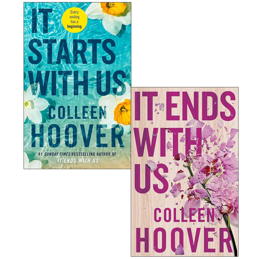It Ends With Us & It Starts With Us by Colleen Hoover - 2 Books Collection Set - Fiction - Paperback