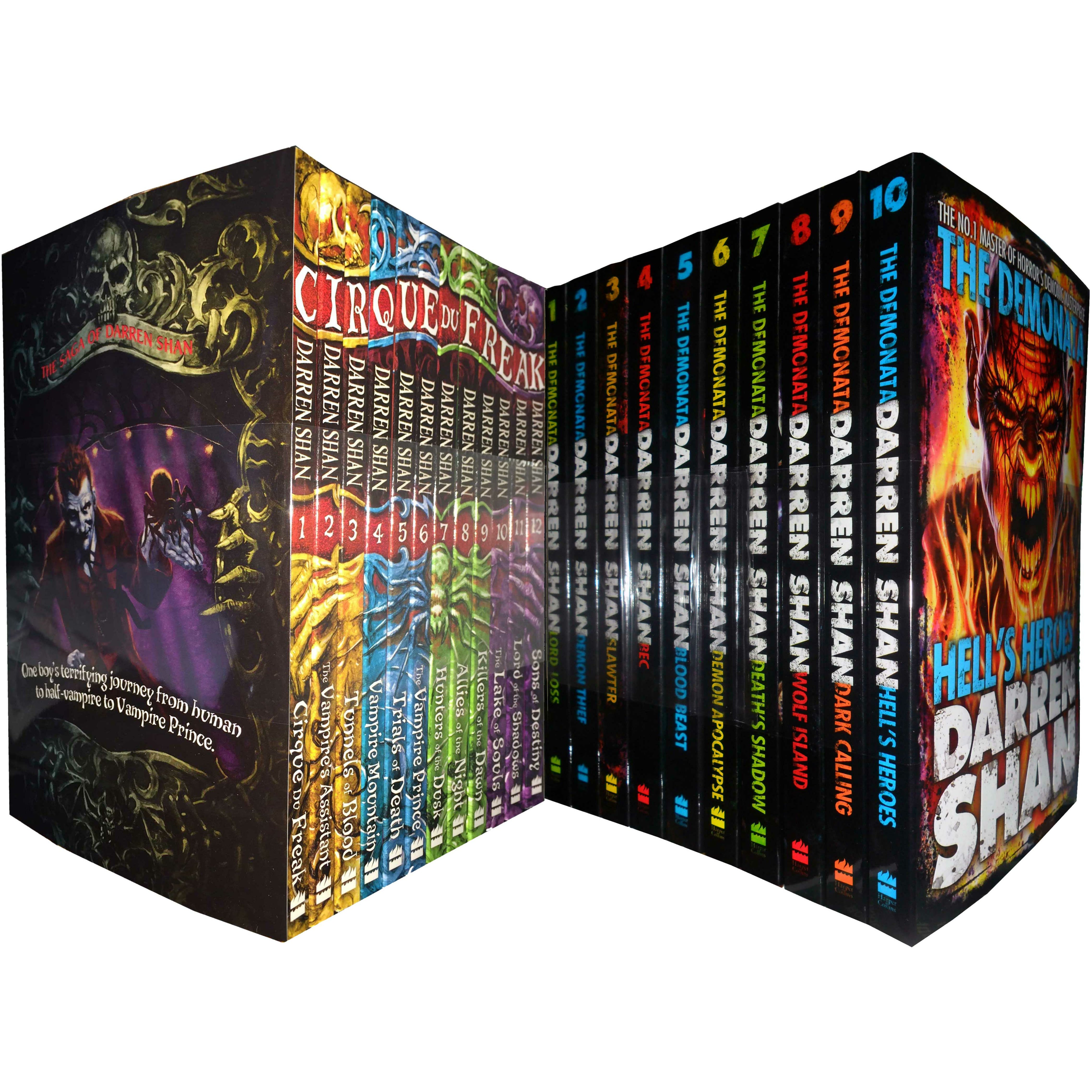 Saga Of Darren Shan Series Collection 22 Books Set Demonata Cirque Du Freak: retailer-supplied image