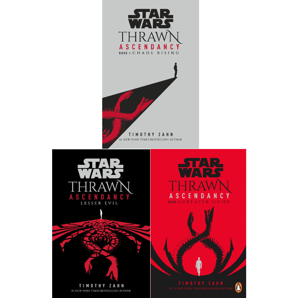 TEMU Star Wars Thrawn Ascendancy 1-3 Books Collection Set By Timothy Zahn (chaos Rising, Greater Good, Lesser Evil)