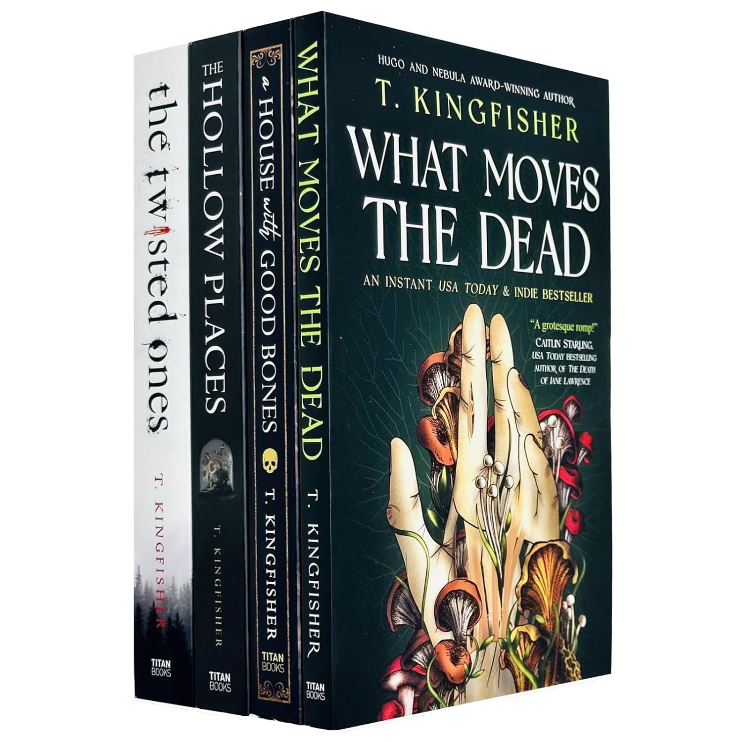 TEMU T Kingfisher Collection 4 Books Set (what Moves The Dead, A House With Good Bones, The Hollow Places & The Twisted Ones), English Language,