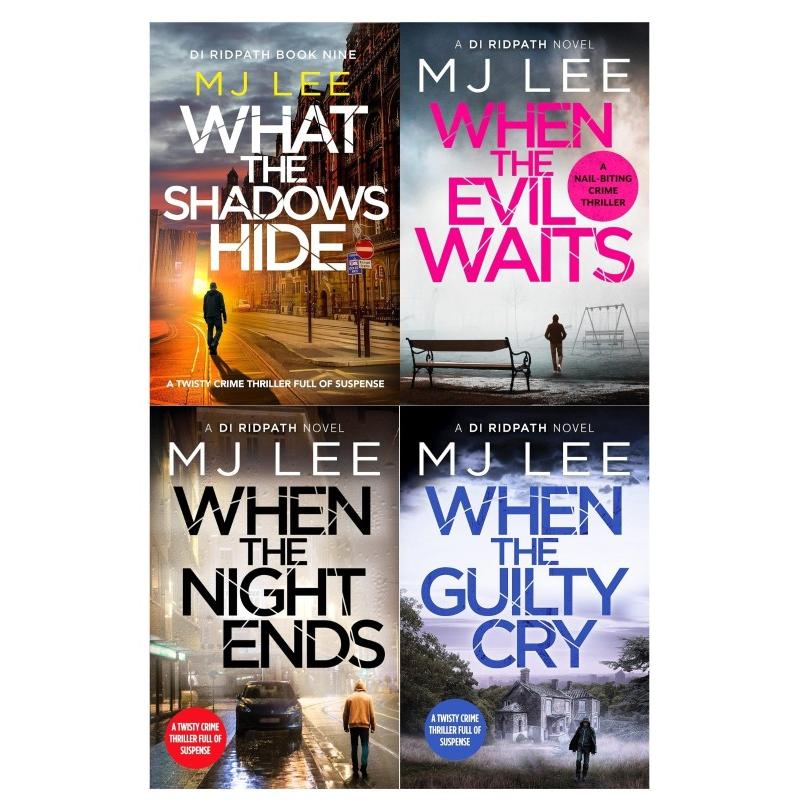 TEMU M J Lee Di Ridpath Collection 4 Books Set (when The Evil Waits, When The Guilty Cry, When The Night Ends, What The Shadows Hide)