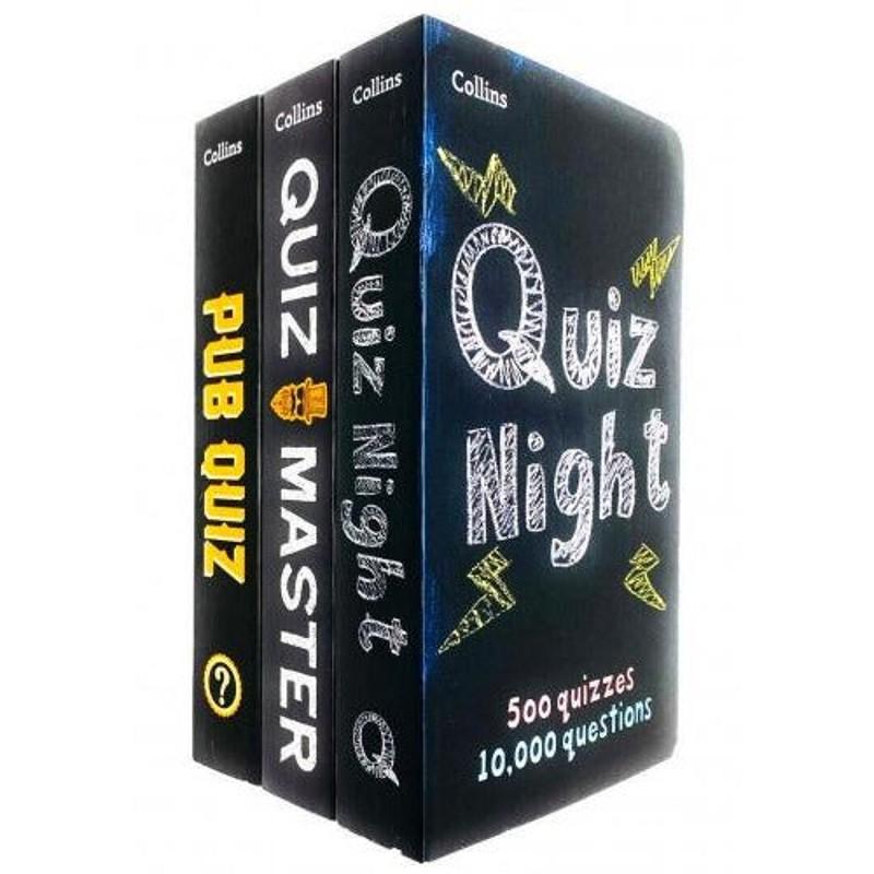 TEMU Collins Quiz Puzzles 3 Books Collection Set Puzzles Trivia - Collins Quiz Night Collins Q..